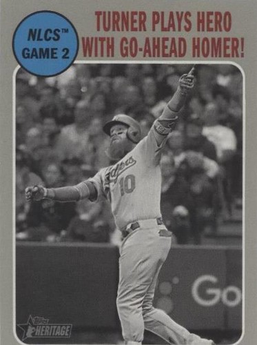 2019 Topps Heritage - Justin Turner #195