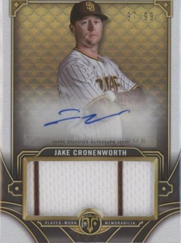 2022 Topps Triple Threads - Jake Cronenworth #ASJR-JC