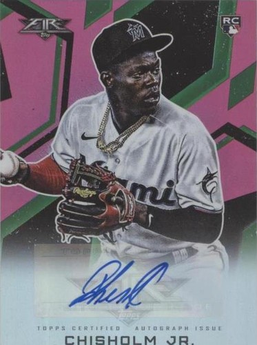 2021 Topps Fire - Jazz Chisholm #AV-JC