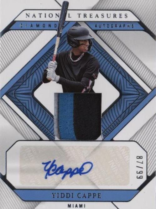 2023 Panini National Treasures - Yiddi Cappe #DIA-YC