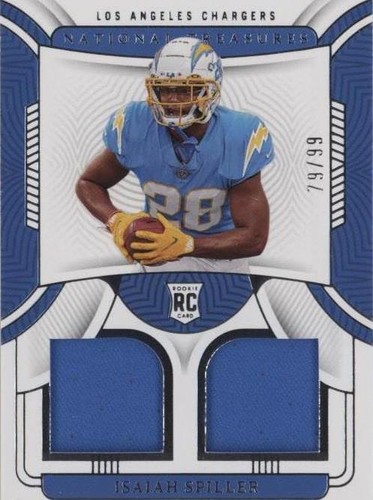2022 Panini National Treasures Isaiah Spiller #RDM-ISP