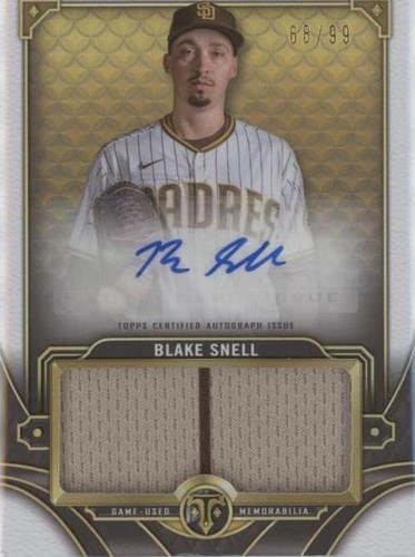 2022 Topps Triple Threads - Blake Snell #ASJR-BS