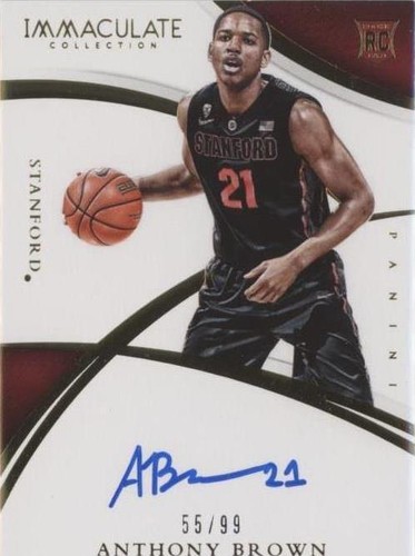 2015 Panini Immaculate Collection Collegiate - Anthony Brown #379