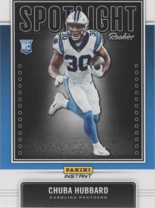 2021 Panini Instant NFL Chuba Hubbard #SR31