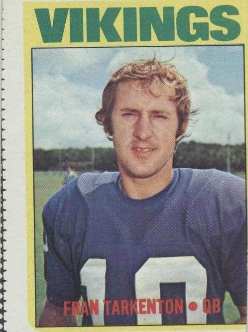 Topps Fran Tarkenton 1972 #225