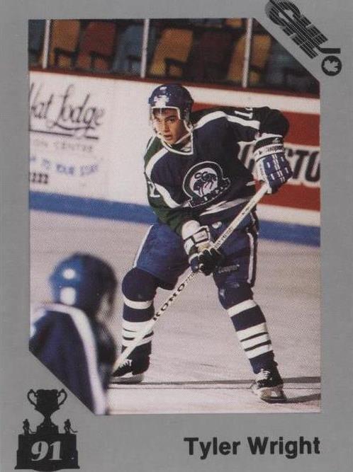 1990-91 7th Inning Sketch CHL Memorial Cup - Tyler Wright #112