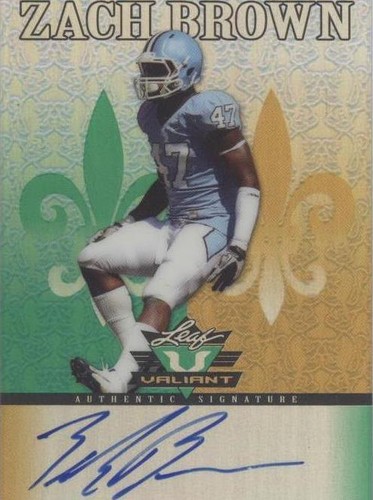 2012 Leaf Valiant Zach Brown #ZB1