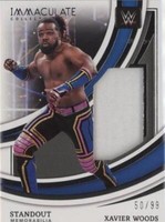 2022 Panini Immaculate Collection WWE - Xavier Woods #SM-XWD