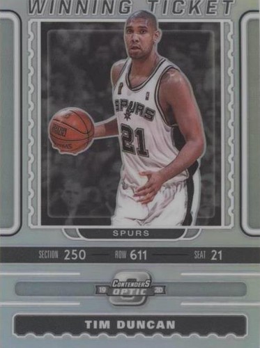2019-20 Panini Contenders Optic - Tim Duncan #19