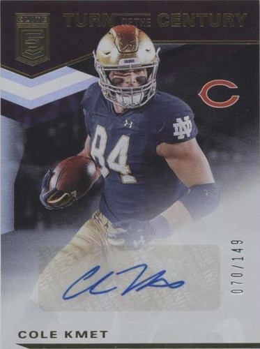 2020 Panini Donruss Elite Cole Kmet #TC-CK
