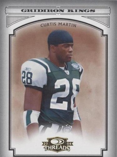 2006 Donruss Threads Curtis Martin #PGK-11