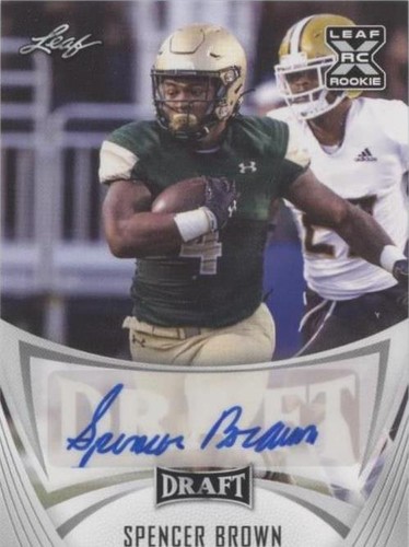 2021 Leaf Draft Spencer Brown #BA-SB3