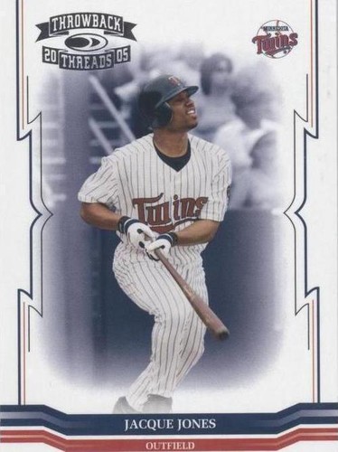 2005 Donruss Throwback Threads - Jacque Jones #11