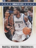 Martell Webster Trading Cards