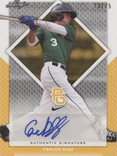 2016 Leaf Perfect Game National Showcase - Carlos Diaz #BA-099