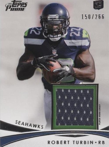 2012 Topps Prime Robert Turbin #PR-RTU