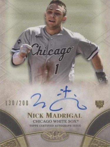 2021 Topps Tier One - Nick Madrigal #BOA-NM