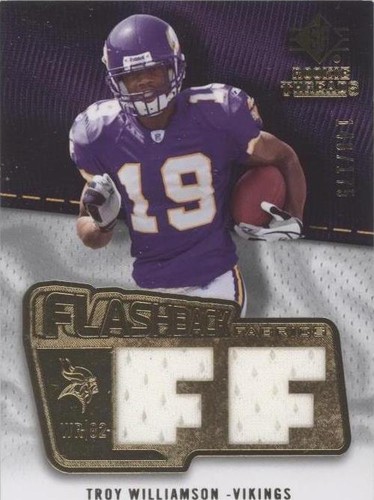 2008 SP Rookie Threads Troy Williamson #FF-WI