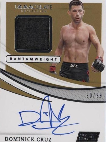 2021 Panini Immaculate Collection UFC - Dominick Cruz #MA-DCZ