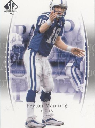 2003 SP Authentic Peyton Manning #18