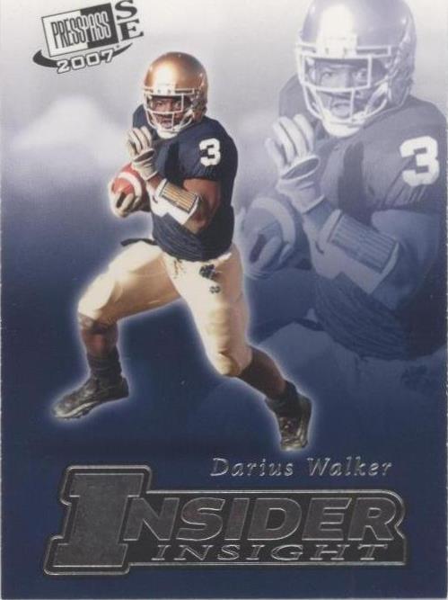 2007 Press Pass SE Darius Walker #II-33