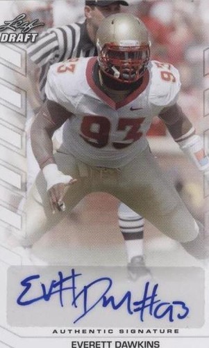 2013 Leaf Draft Everett Dawkins #BA-ED1