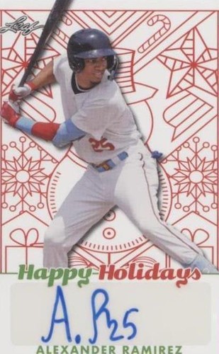 2023 Leaf Holiday Packs - Alex Ramirez #BA-AR1