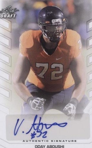 2013 Leaf Draft Oday Aboushi #BA-OA1