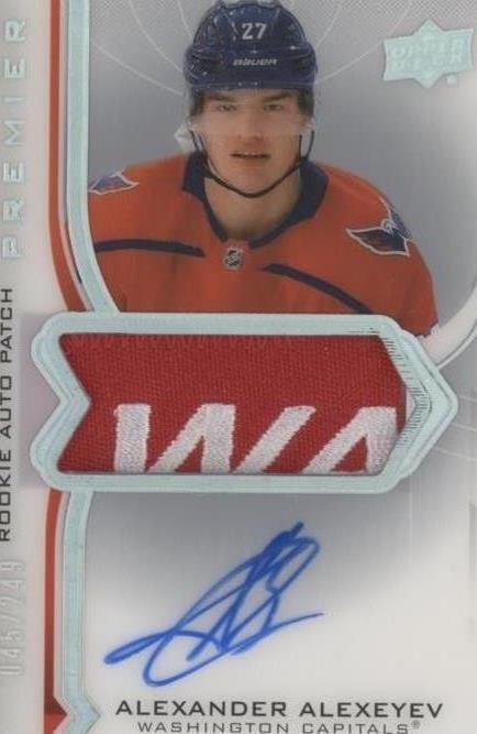 2020-21 Upper Deck Premier - Alexander Alexeyev #AR-AA