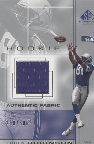 2001 SP Game Used Edition Koren Robinson #104