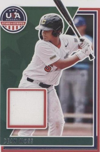2022 Panini USA Baseball Stars & Stripes - Dean Moss #USAM-DM