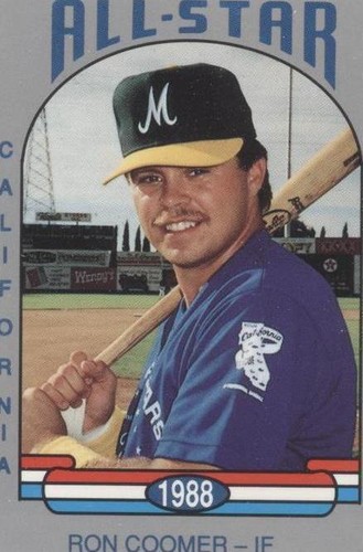 1988 Cal League California League All-Stars - Ron Coomer #9