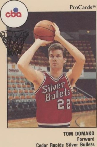 1989-90 ProCards CBA - Tom Domako #182