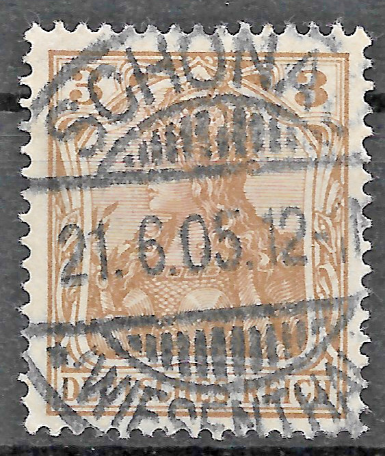 Deutsches Reich Germania O. Wz 69b Gestempelt (Bpp JÃSchke-Lantelme)