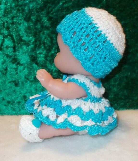 HAND CROCHETED DOLL CLOTHES/fits 5.5