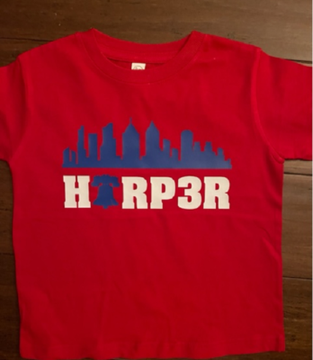 Philadelphia Phillies Bryce Harper toddler youth kids shirt t