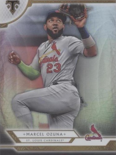2018 Topps Triple Threads - Marcell Ozuna #48