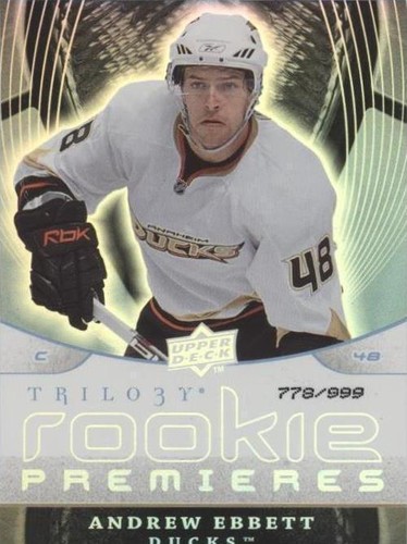 2008-09 Upper Deck Trilogy - Andrew Ebbett #160