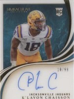 2020 Panini Immaculate Collection K'Lavon Chaisson #RA-KL