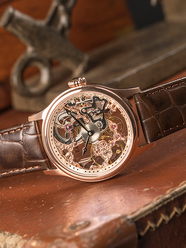 Pre-owned Thomas Earnshaw Es-8049-03 Mens Watch Bauer Mechanical Skeleton