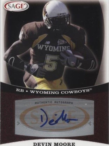 2009 SAGE Devin Moore #A36