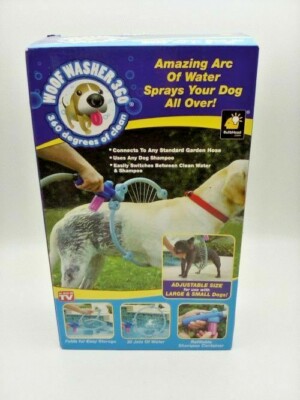 Woof Washer 360  Amazing Arc of Water Sprays Your Dog All  Over  As Seen on TV