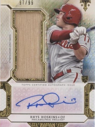 2018 Topps Triple Threads - Rhys Hoskins #UAJR-RHY