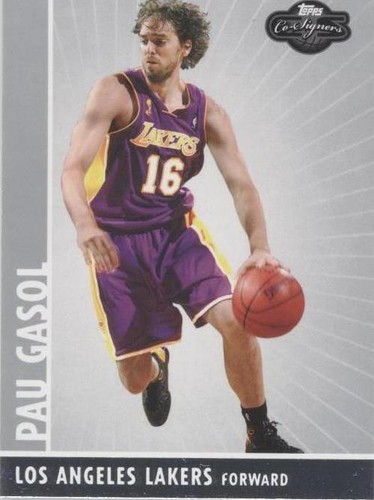2008-09 Topps Co-Signers - Pau Gasol #16