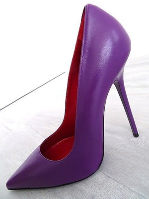 MADE IN ITALY 1969 MADE IN ITALY ALL LEATHER HIGH HEELS T97 ANOUK STYLE STILETTO PUMPS VIOLA