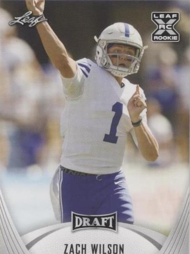 2021 Leaf Draft Zach Wilson #03