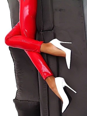 MADE IN ITALY 1969 MADE IN ITALY ALL LEATHER HIGH HEELS X50 ANOUK STYLE STILETTO PUMPS WHITE