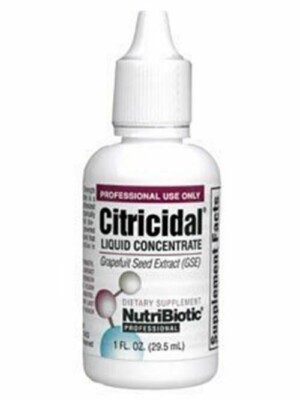 NEW Nutribiotic, Inc. Citricidal Liquid Concentrate Grapefruit Extract 1 oz