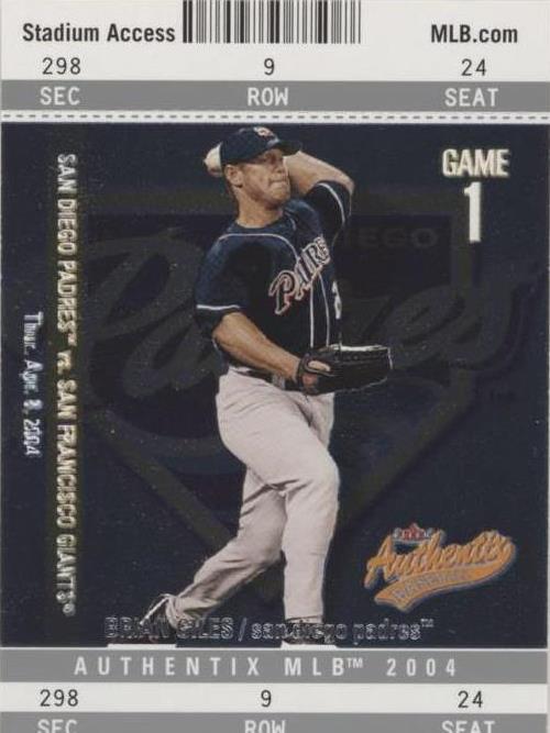 2004 Fleer Authentix - Brian Giles #53