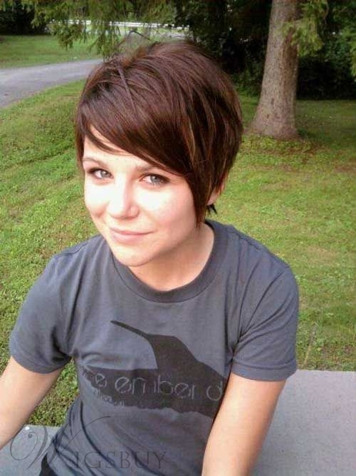 Womens Natural Soft Short Straight Layered Bob Hairstyle Wig Ebay